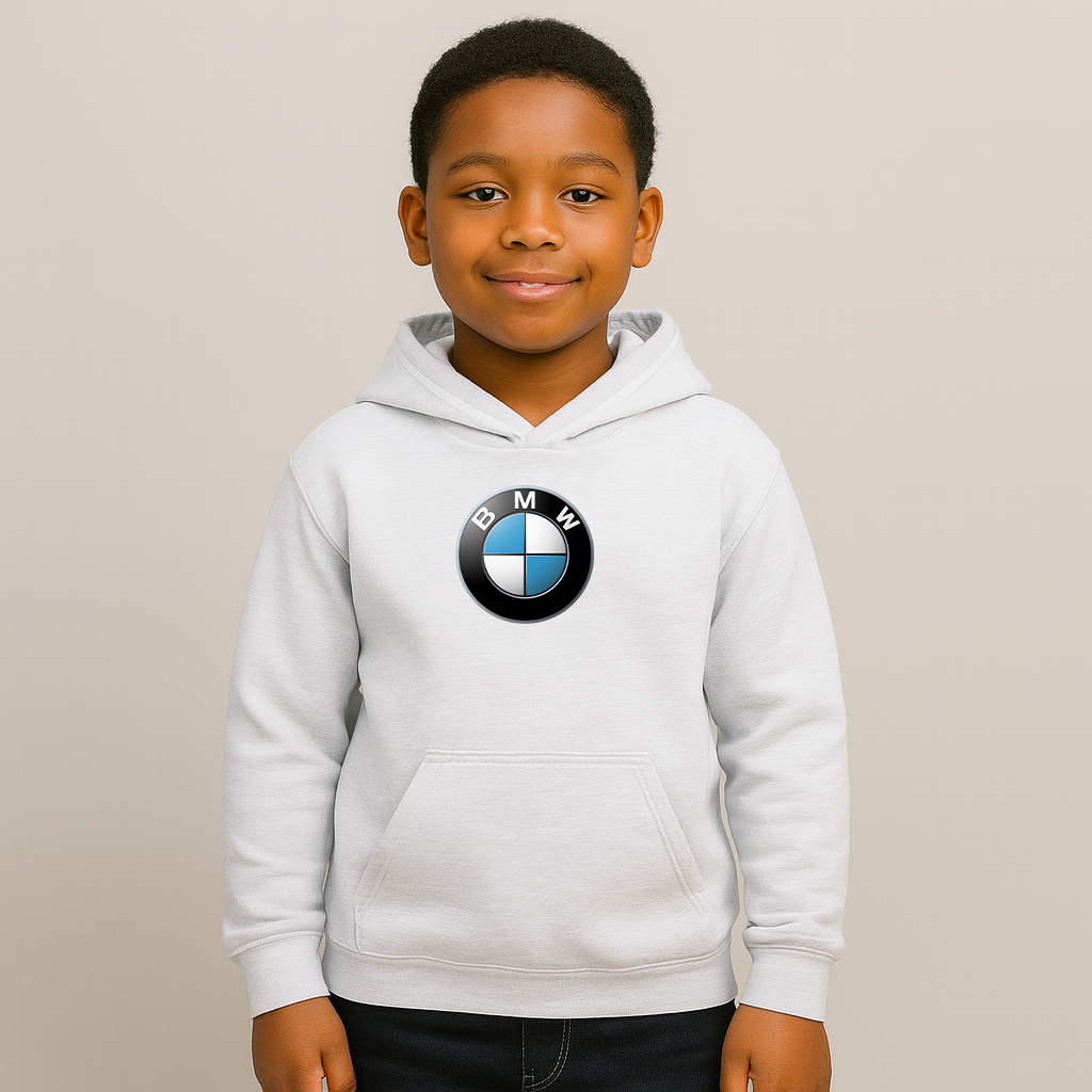 Youth Kids BMW Motorsports Car Pullover Hoodie